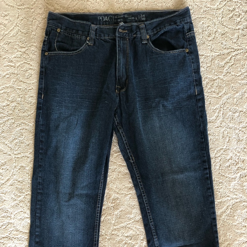 Dark blue men’s jeans